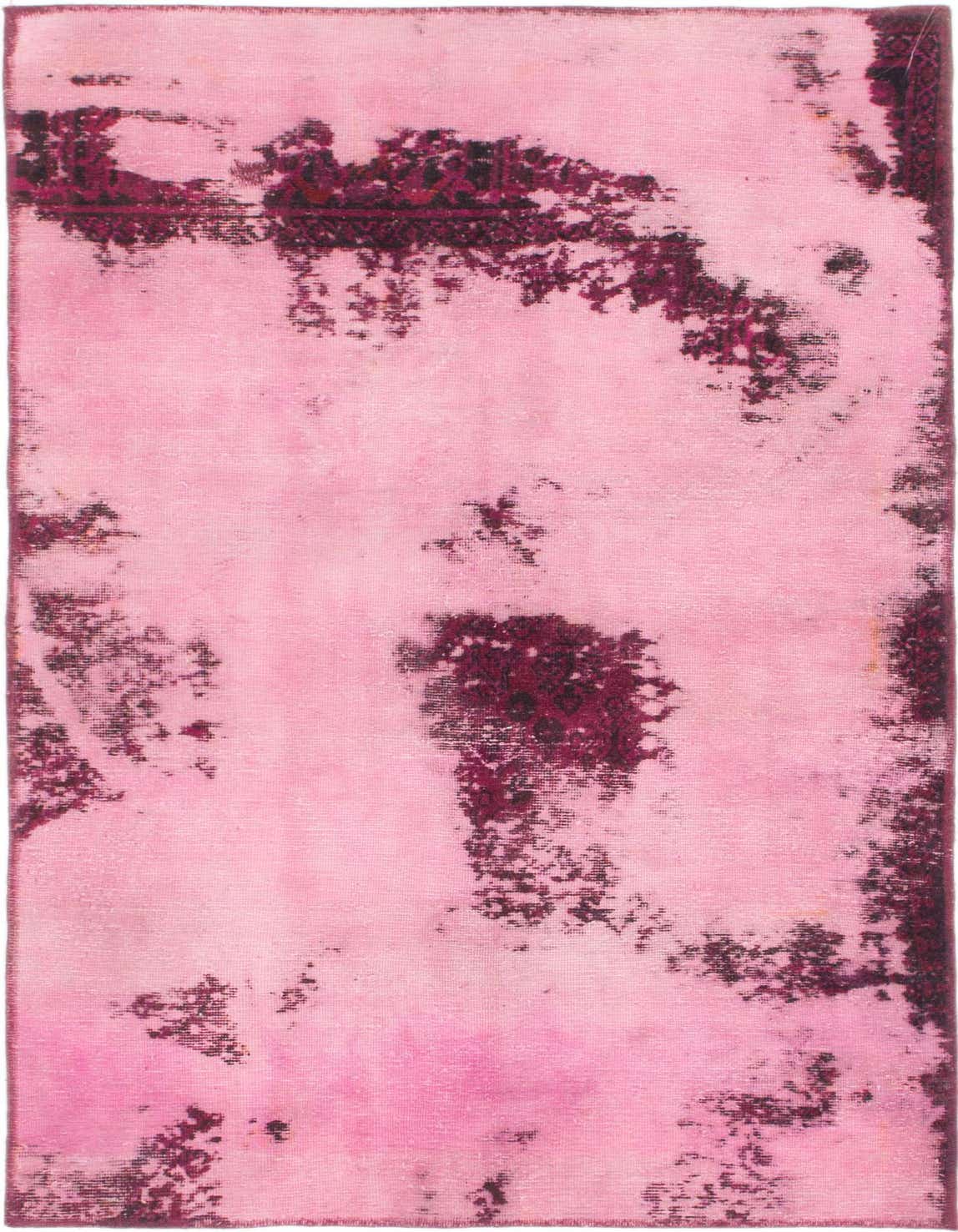 Primary image  4' x 6' 10  Hand Knotted Ultra Vintage Persian Wool Rug