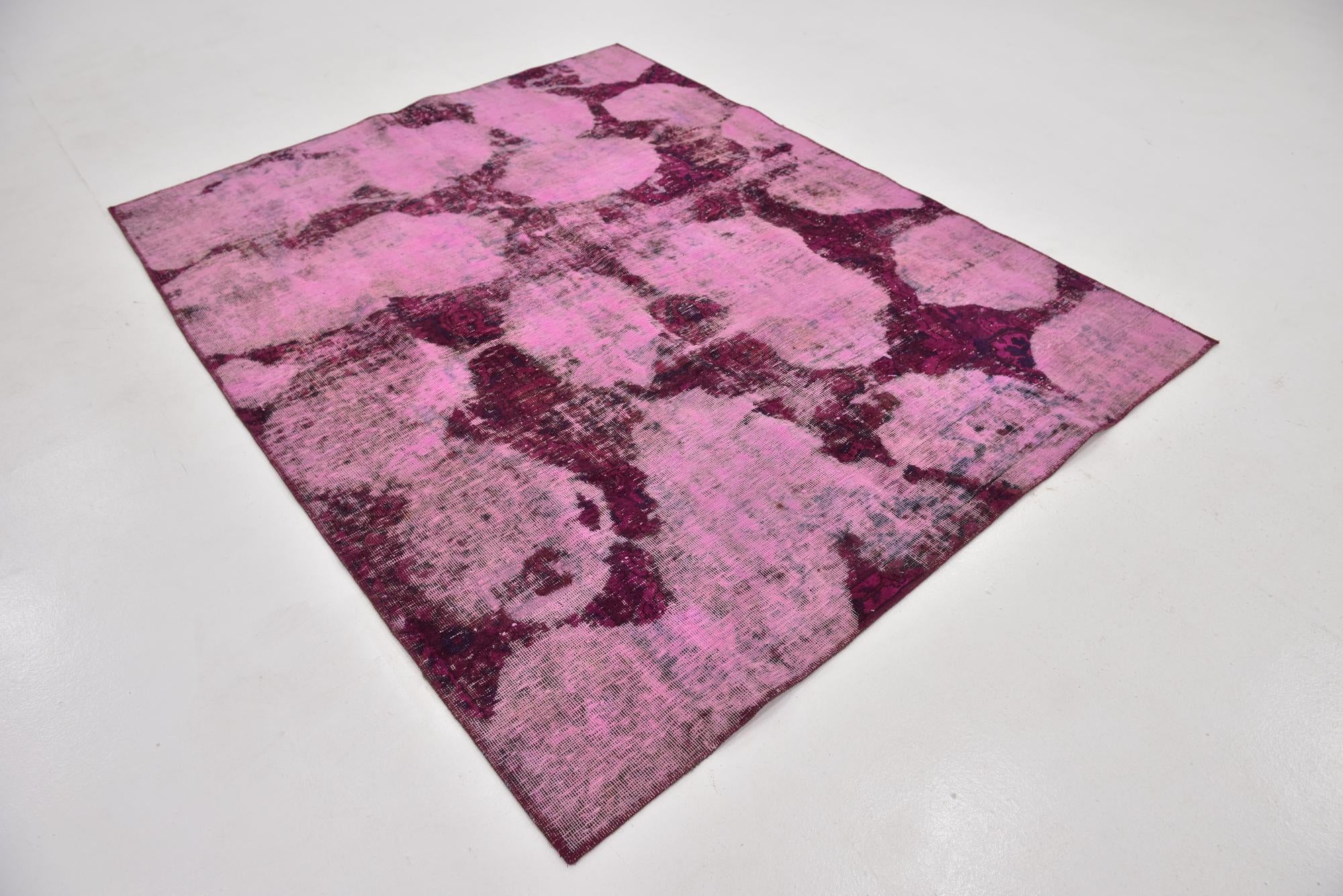 6' x 7' 7 Hand Knotted Ultra Vintage Persian Wool Rug