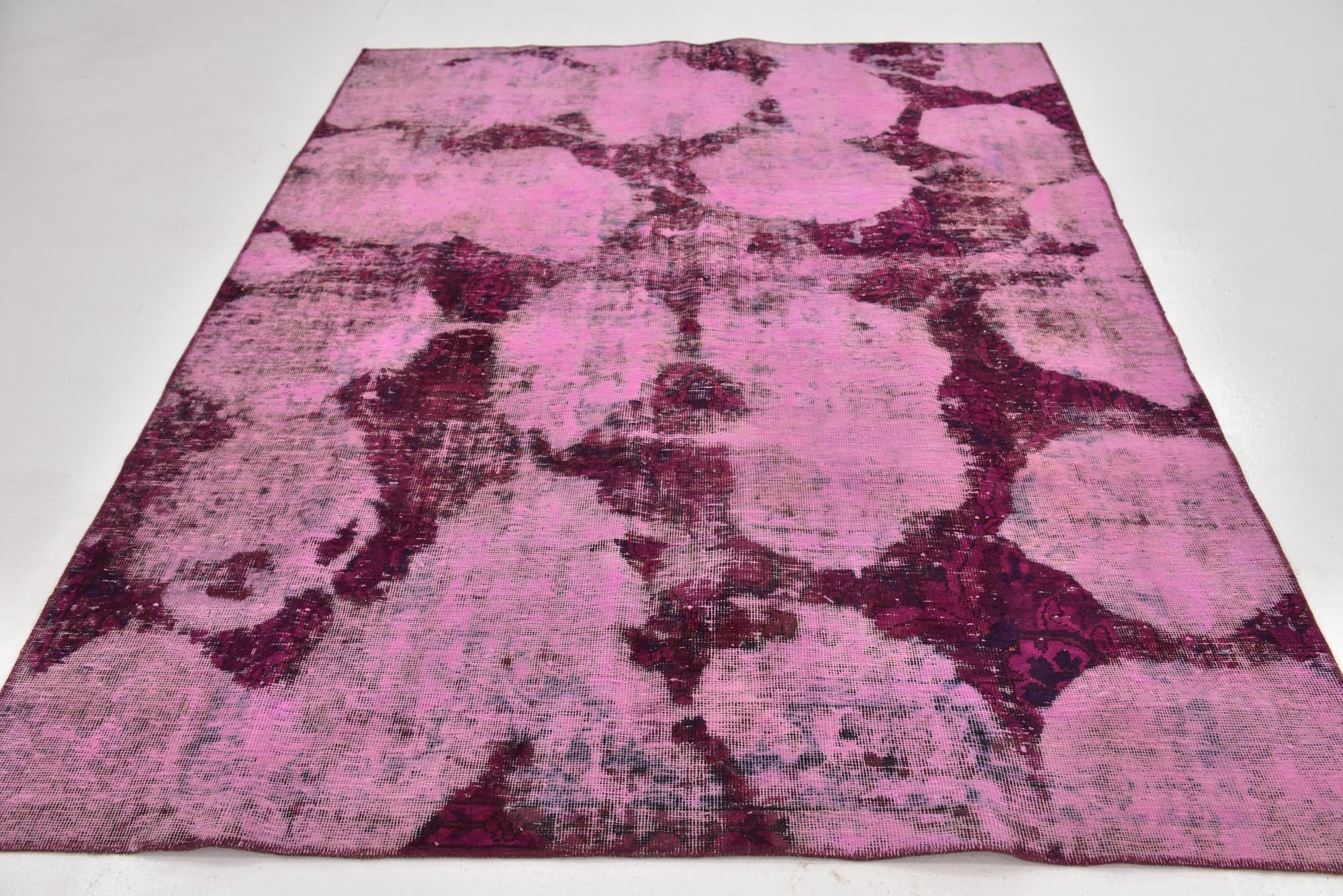6' x 7' 7 Hand Knotted Ultra Vintage Persian Wool Rug