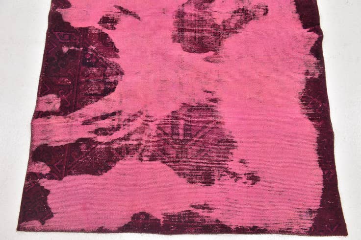 Detail image of 3' 3 x 5' 7 Hand Knotted Ultra Vintage Persian Wool Rug