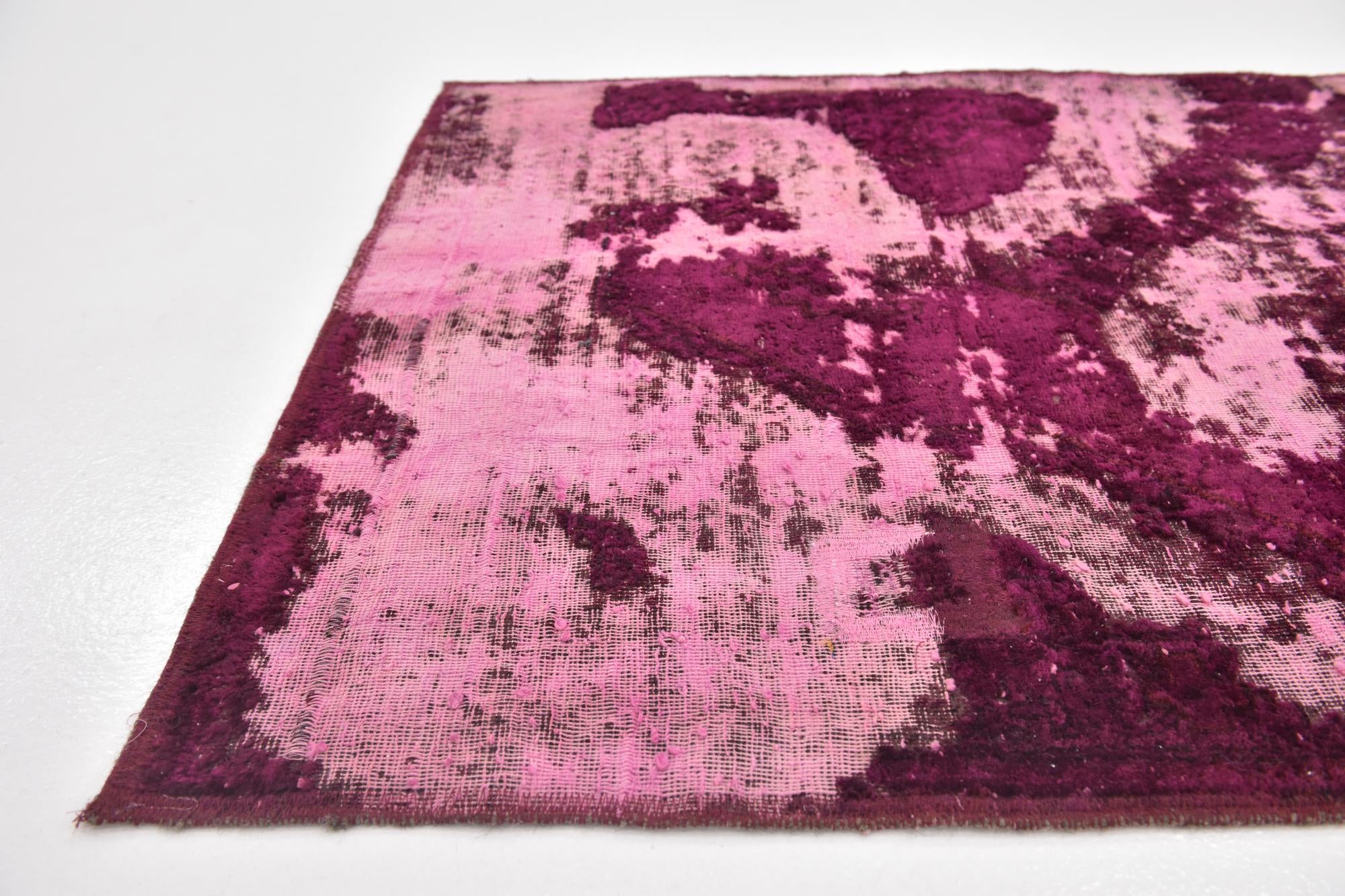 3' x 5' 9 Hand Knotted Ultra Vintage Persian Wool Rug