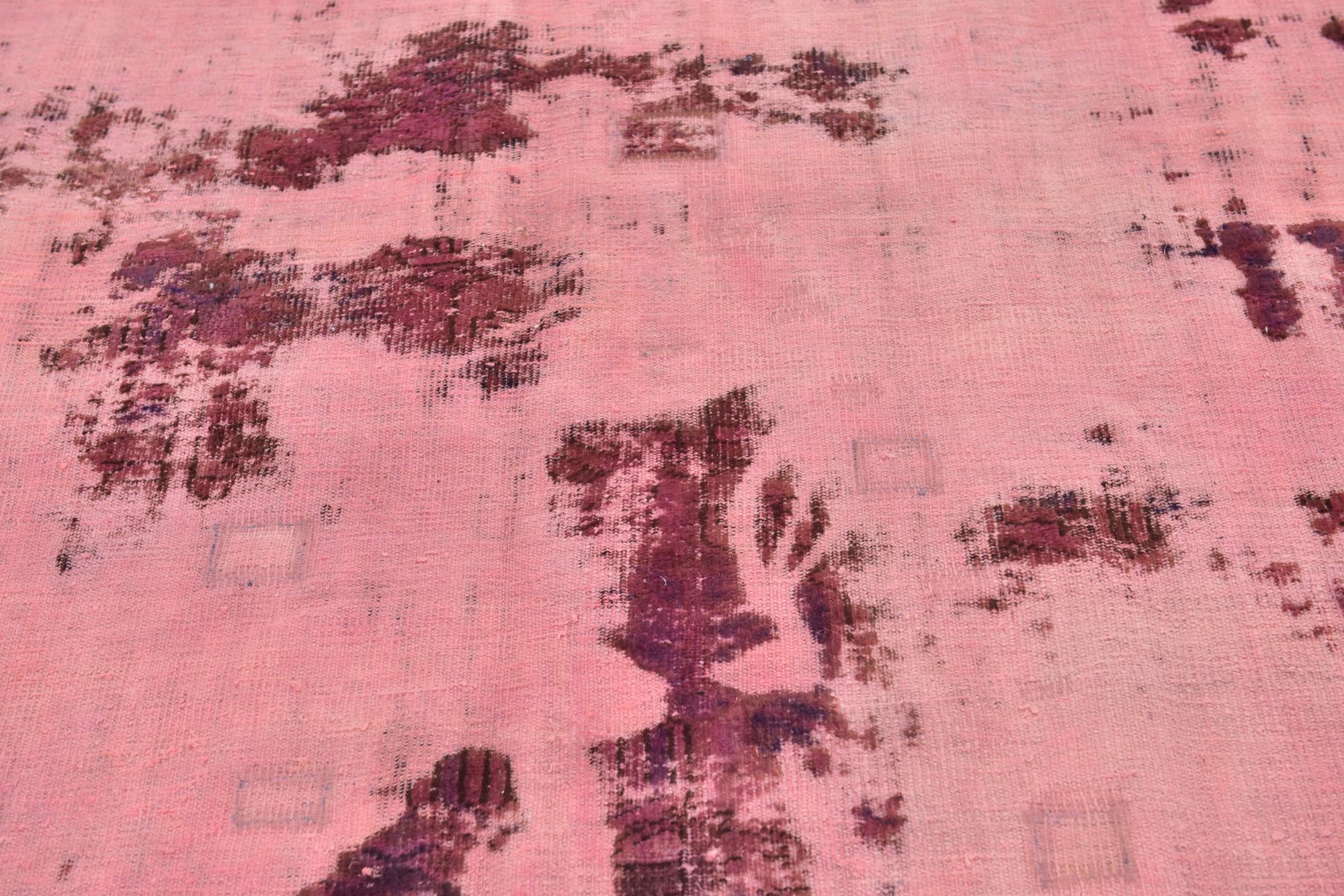 5' 6 x 7' 7 Hand Knotted Ultra Vintage Persian Wool Rug