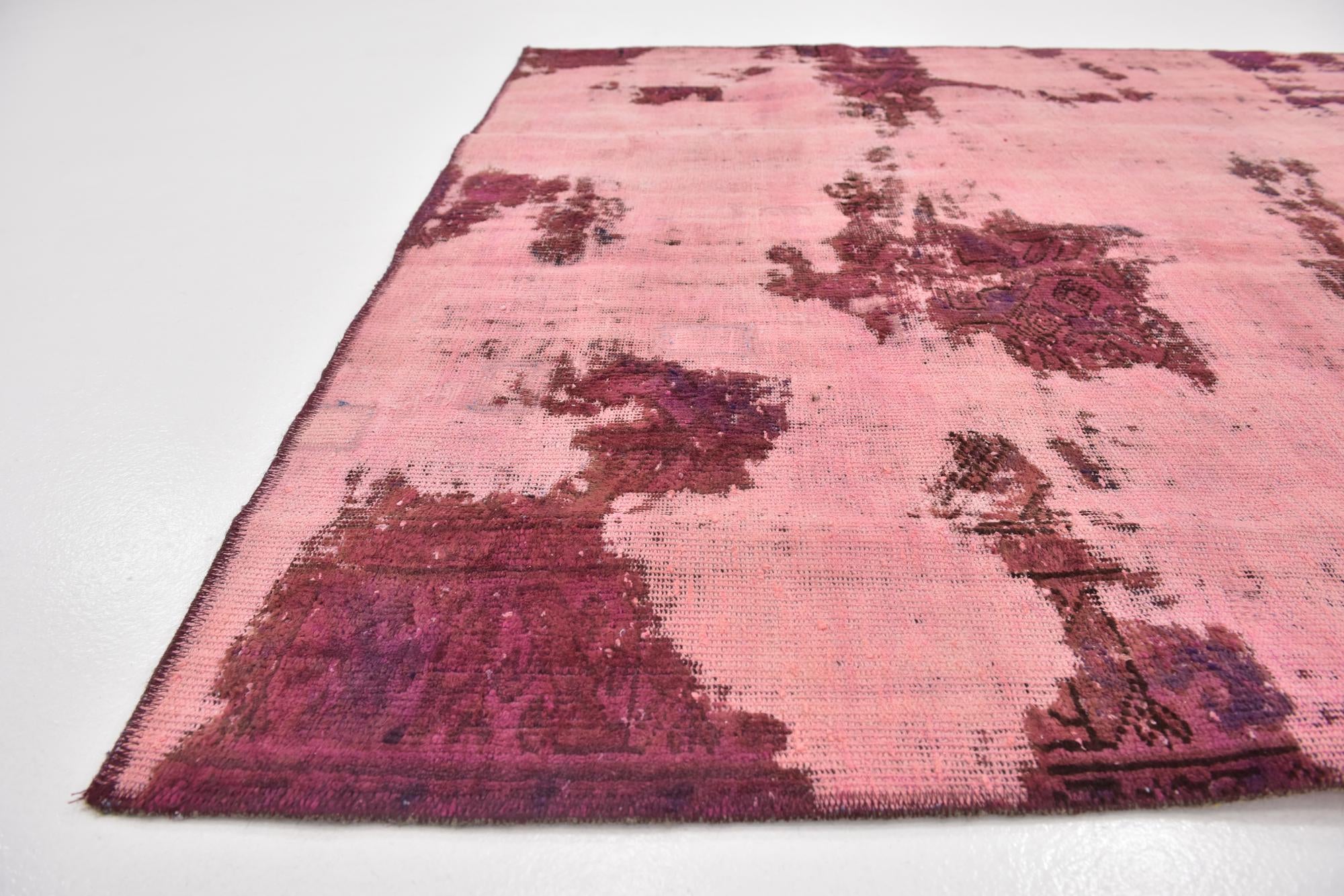 5' 6 x 7' 7 Hand Knotted Ultra Vintage Persian Wool Rug