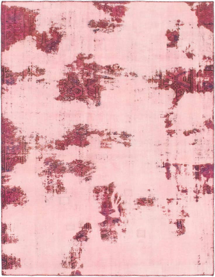 Detail image of 5' 6 x 7' 7 Hand Knotted Ultra Vintage Persian Wool Rug