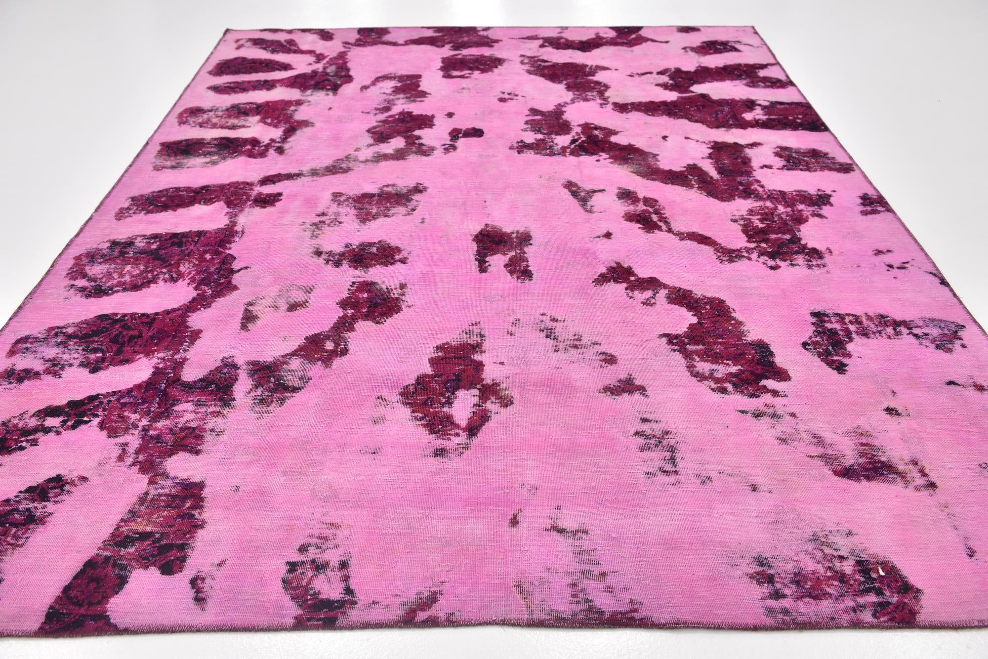 7' 9 x 10' Hand Knotted Ultra Vintage Persian Wool Rug