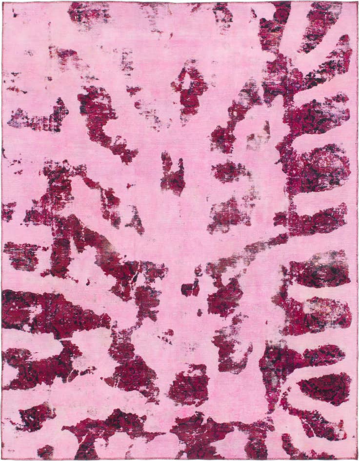 Detail image of 7' 9 x 10' Hand Knotted Ultra Vintage Persian Wool Rug