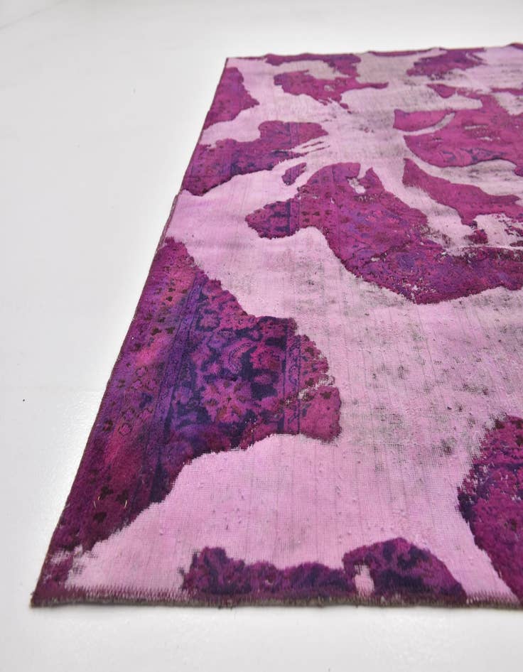 Detail image of 8' 6 x 12' 2  Hand Knotted Ultra Vintage Persian Wool Rug