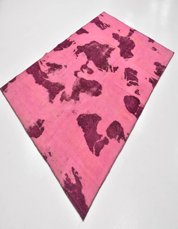 Detail image of 5' 4 x 8'  Hand Knotted Ultra Vintage Persian Wool Rug