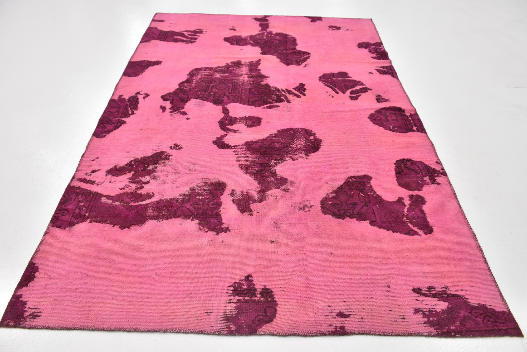 5' 4 x 8' Hand Knotted Ultra Vintage Persian Wool Rug