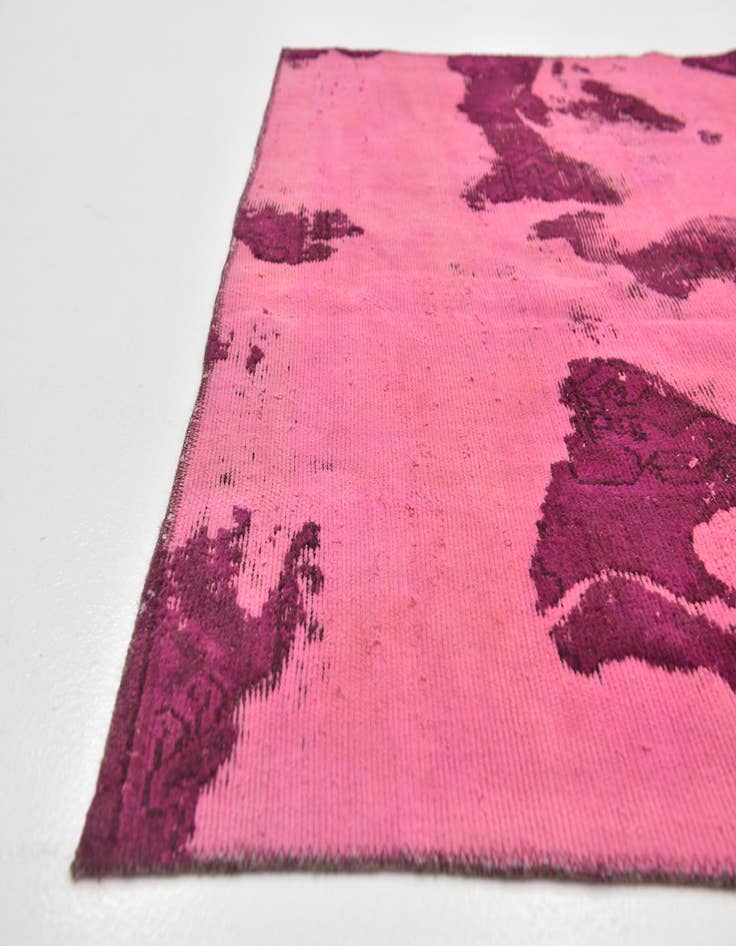 Detail image of 5' 4 x 8'  Hand Knotted Ultra Vintage Persian Wool Rug