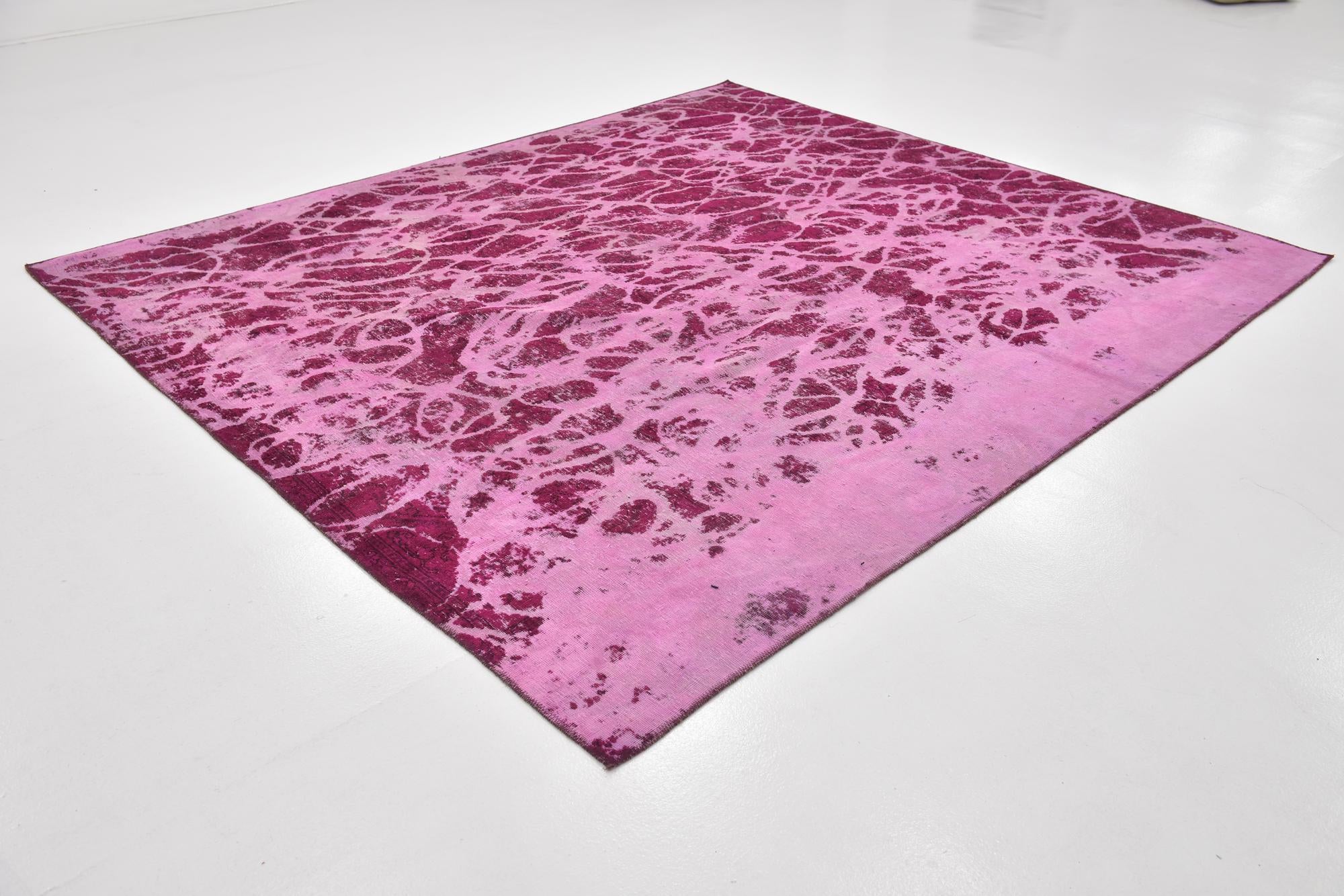 8' 4 x 9' 6 Hand Knotted Ultra Vintage Persian Wool Rug
