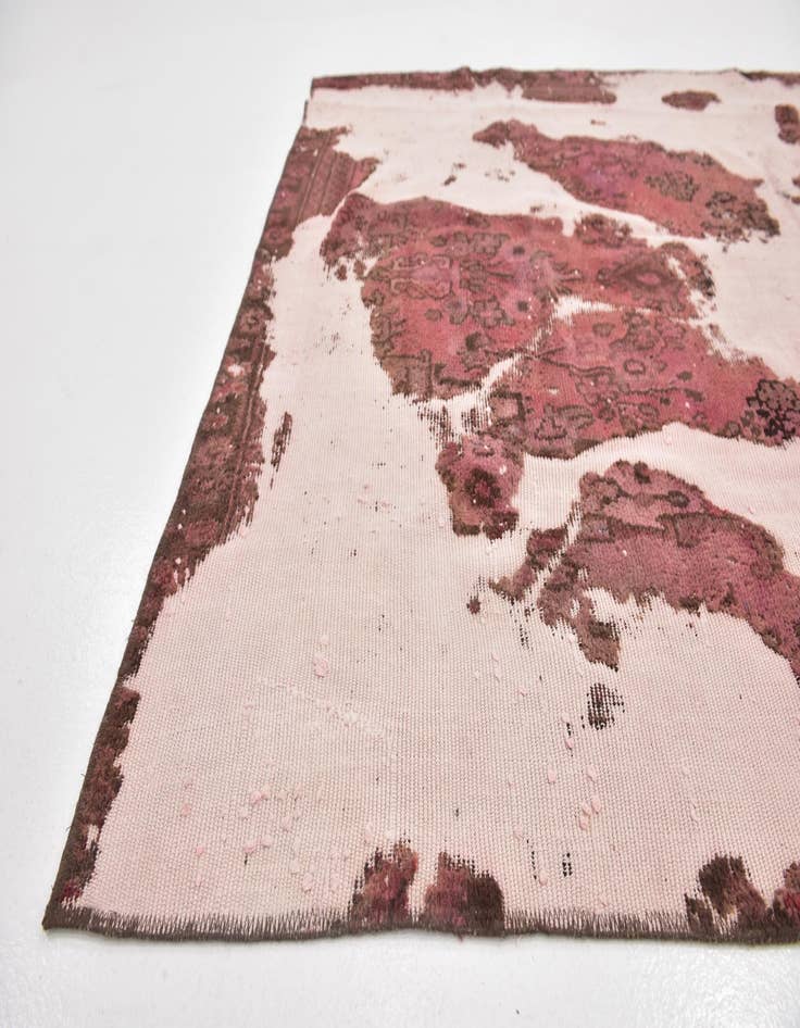 Detail image of 5' 4 x 7' 10  Hand Knotted Ultra Vintage Persian Wool Rug