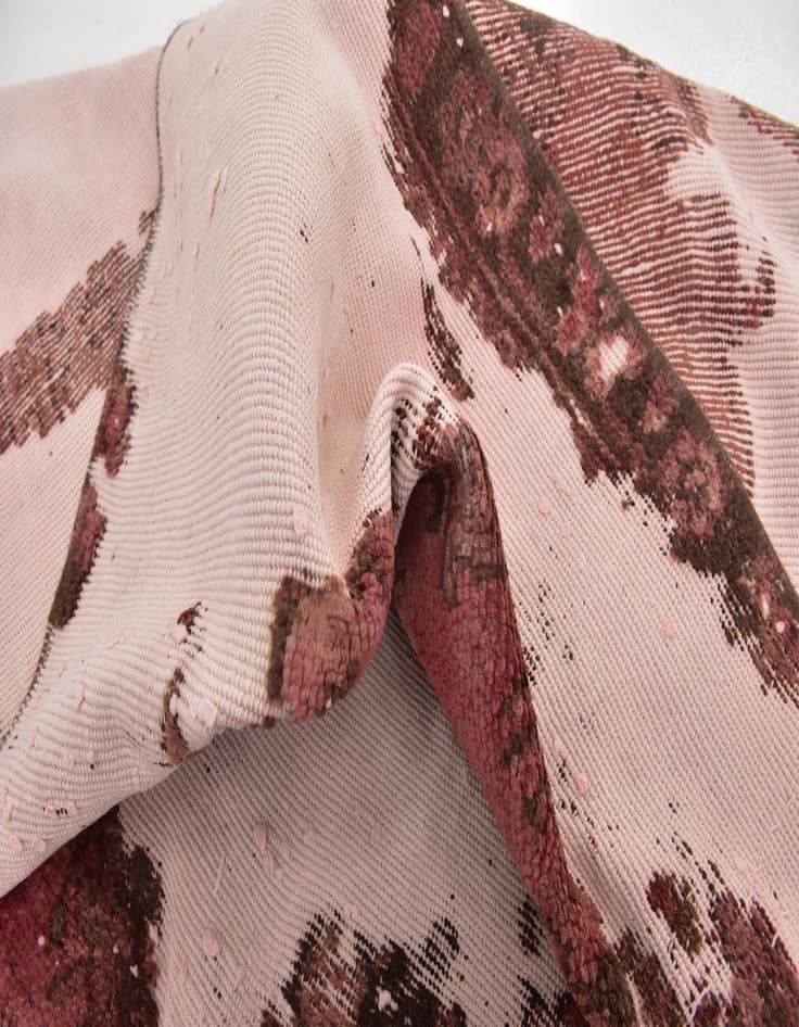 Detail image of 5' 4 x 7' 10  Hand Knotted Ultra Vintage Persian Wool Rug