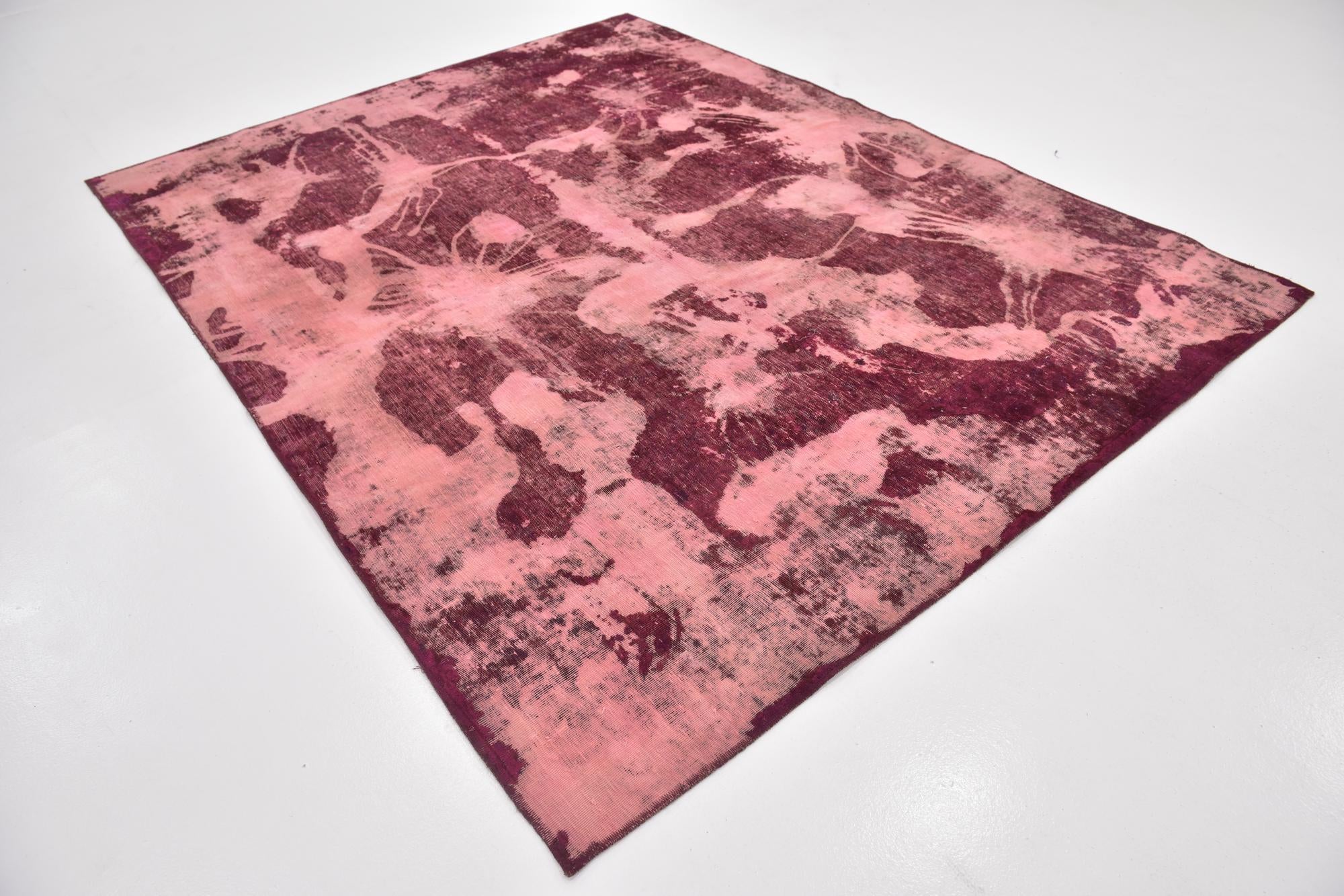 7' 2 x 9' 3 Hand Knotted Ultra Vintage Persian Wool Rug