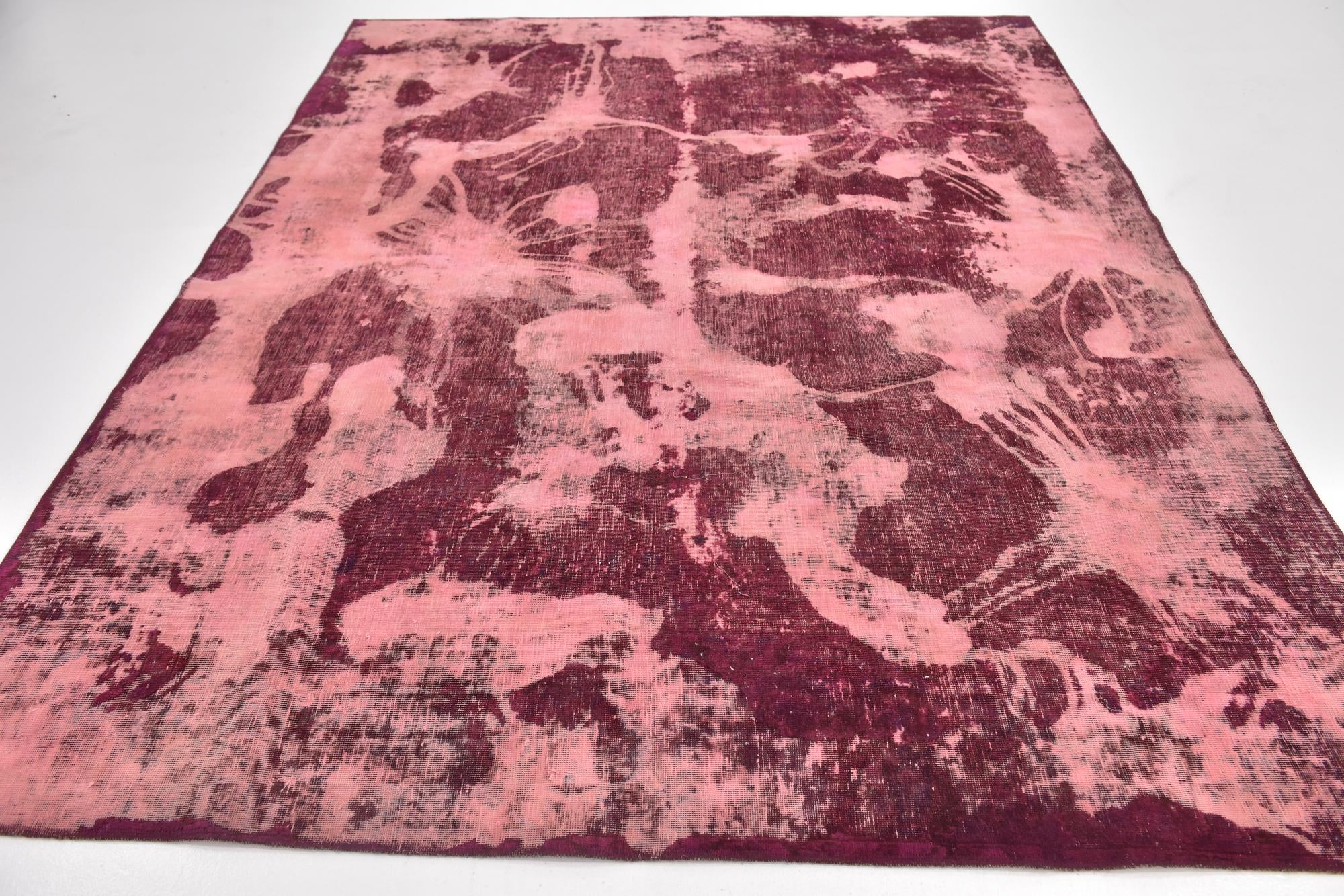 7' 2 x 9' 3 Hand Knotted Ultra Vintage Persian Wool Rug