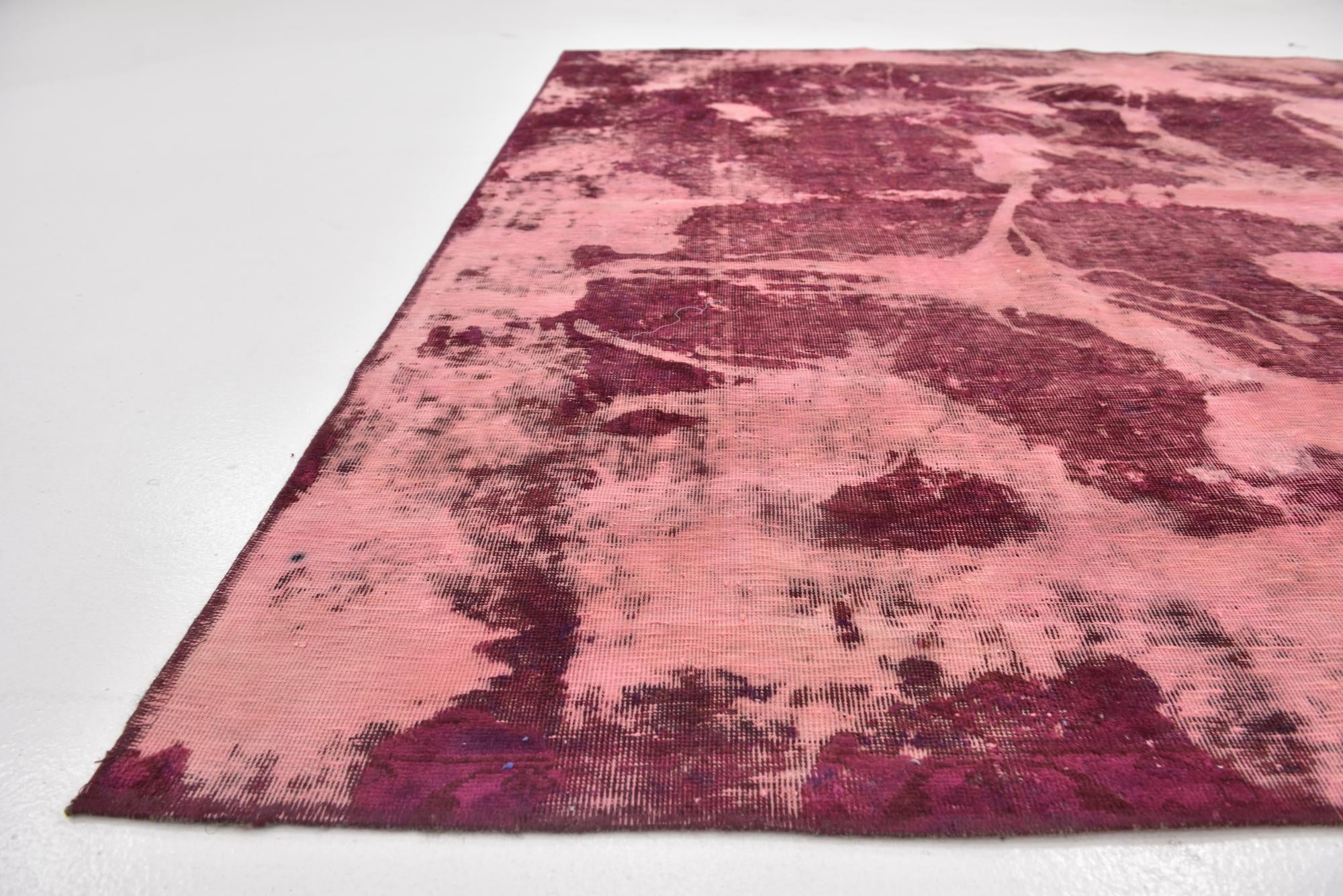 7' 2 x 9' 3 Hand Knotted Ultra Vintage Persian Wool Rug