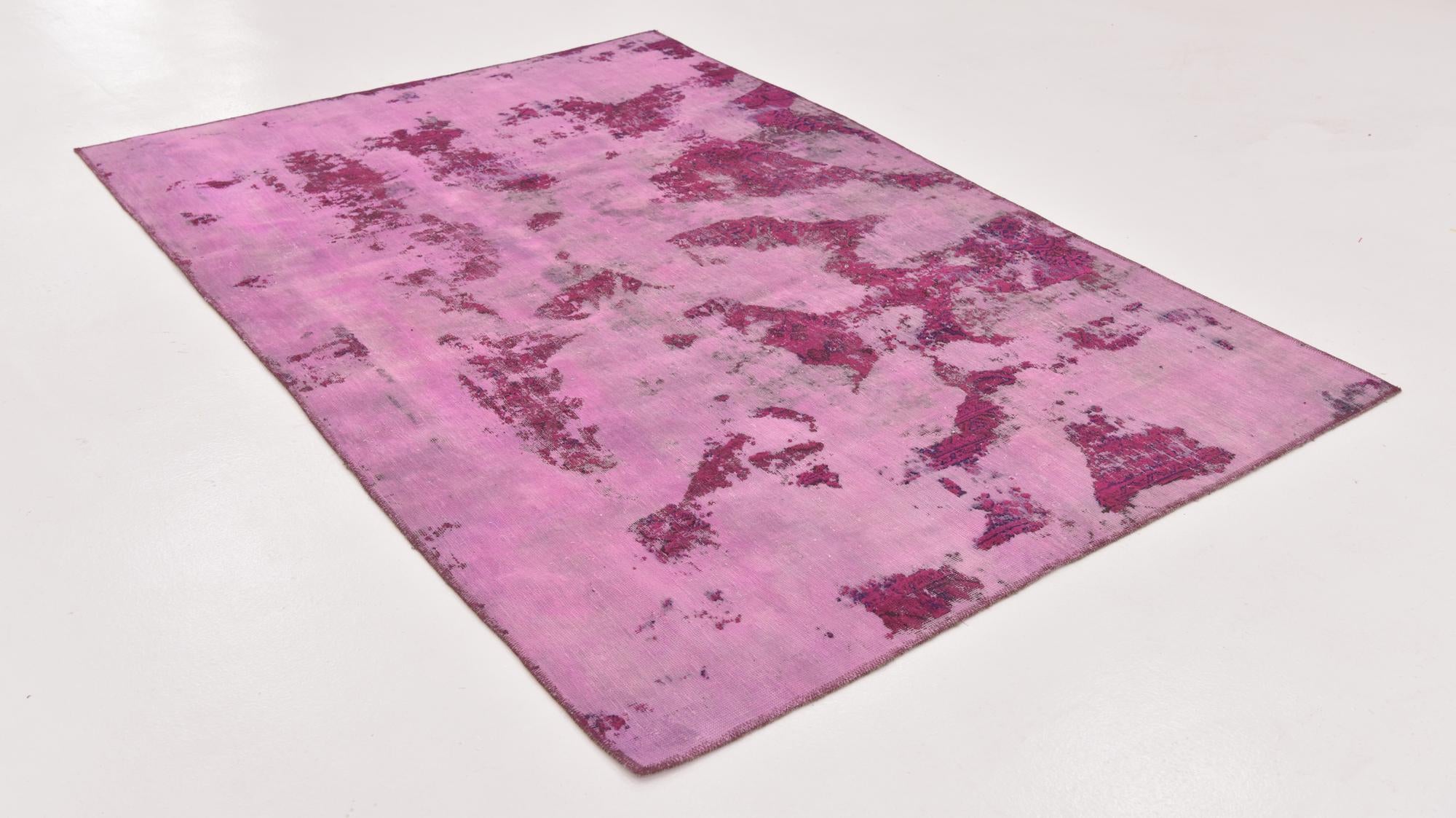 5' 2 x 7' 8 Hand Knotted Ultra Vintage Persian Wool Rug