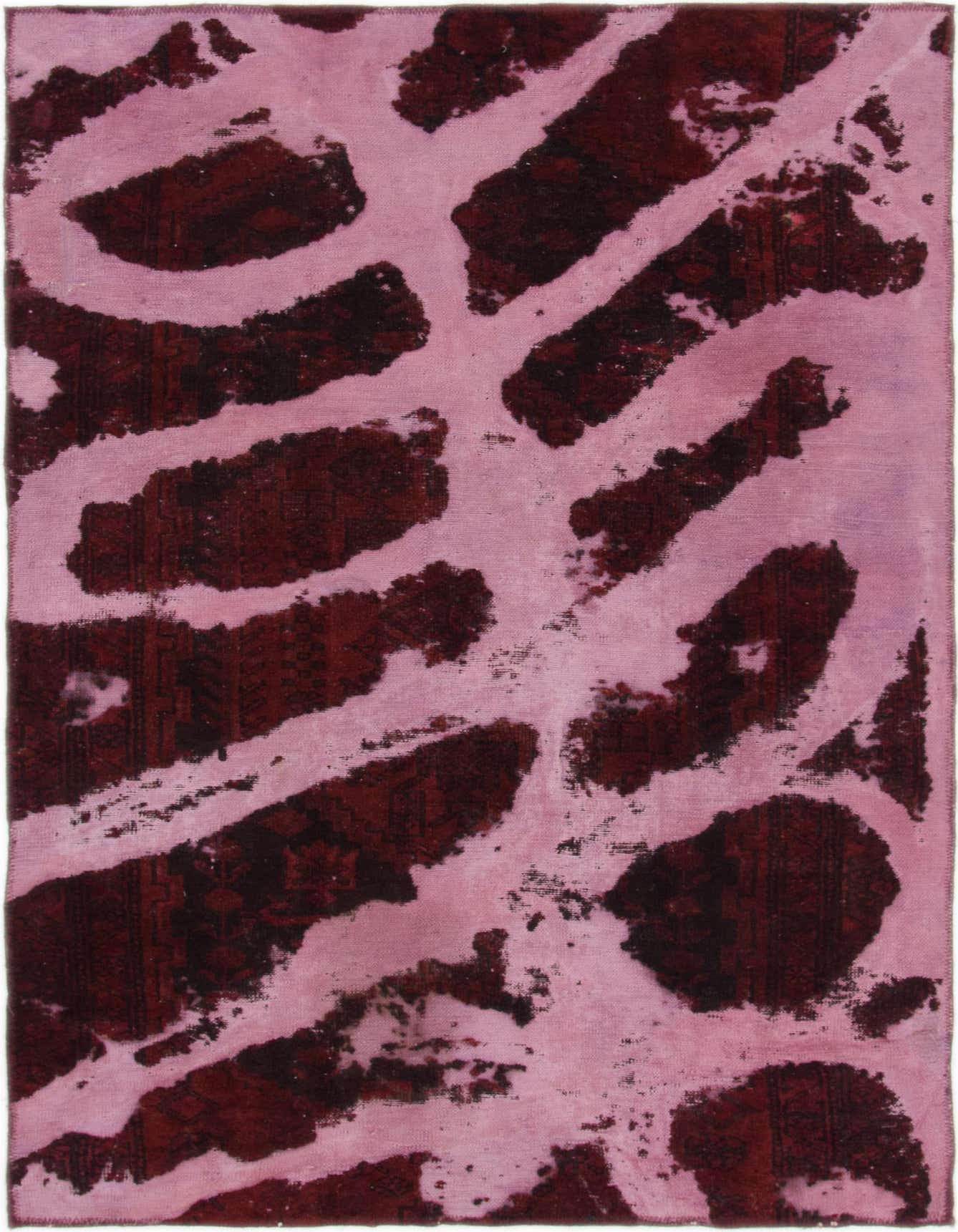 Primary image  4' 3 x 6' 4  Hand Knotted Ultra Vintage Persian Wool Rug