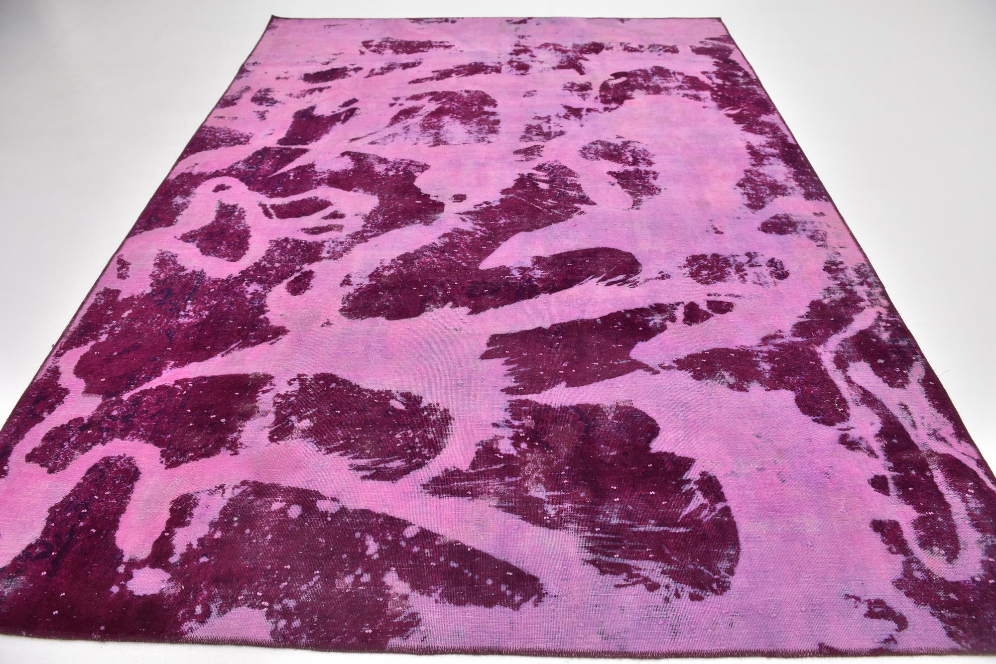 7' 5 x 10' Hand Knotted Ultra Vintage Persian Wool Rug