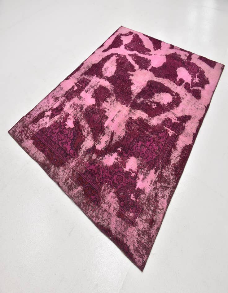 Detail image of 5' 9 x 7' 4  Hand Knotted Ultra Vintage Persian Wool Rug