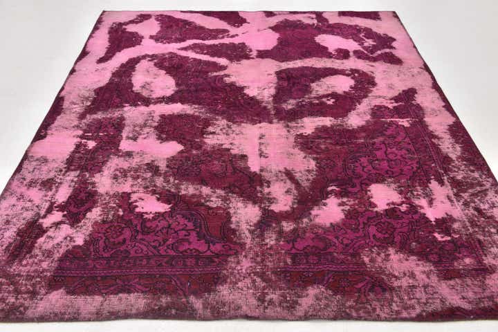 5' 9 x 7' 4 Hand Knotted Ultra Vintage Persian Wool Rug