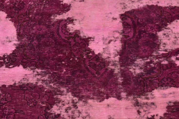 Detail image of 5' 9 x 7' 4 Hand Knotted Ultra Vintage Persian Wool Rug