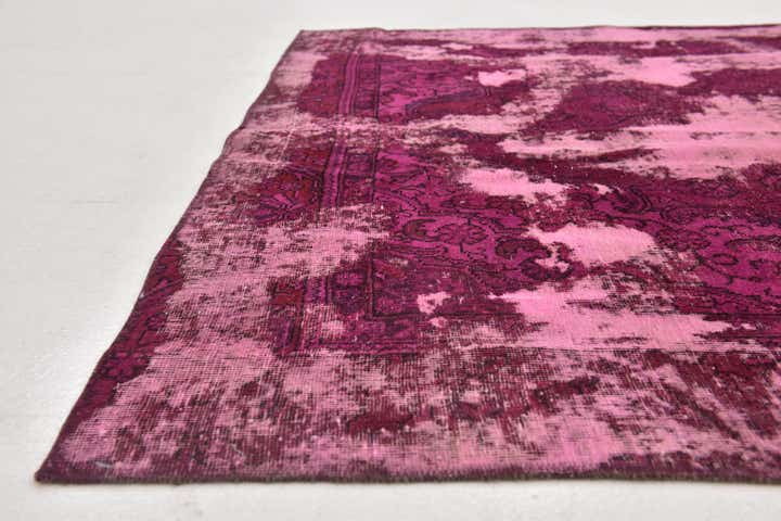 5' 9 x 7' 4 Hand Knotted Ultra Vintage Persian Wool Rug