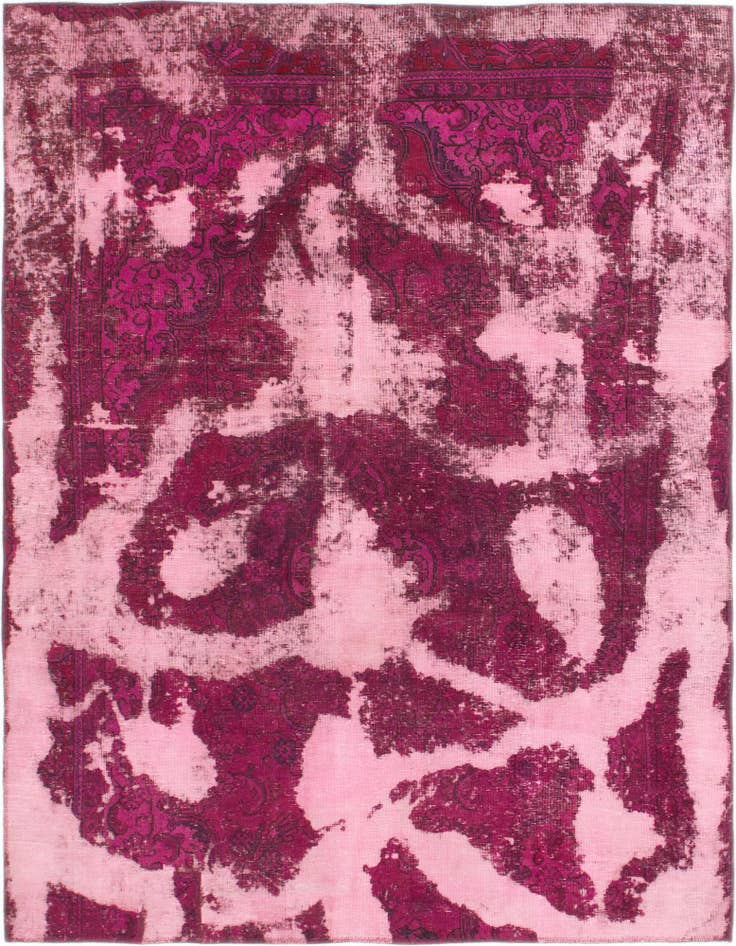 Detail image of 5' 9 x 7' 4 Hand Knotted Ultra Vintage Persian Wool Rug