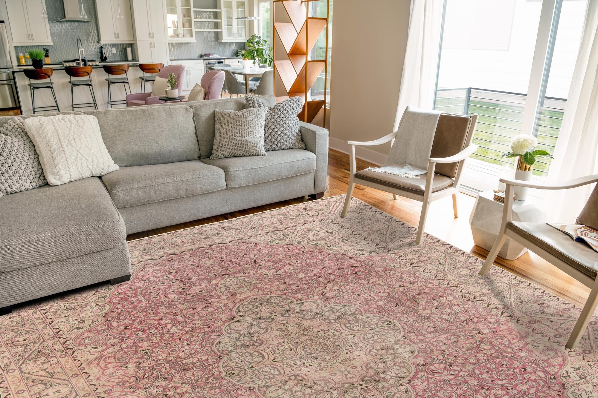 8' 2 x 12' 5 Hand Knotted Ultra Vintage Persian Wool Rug