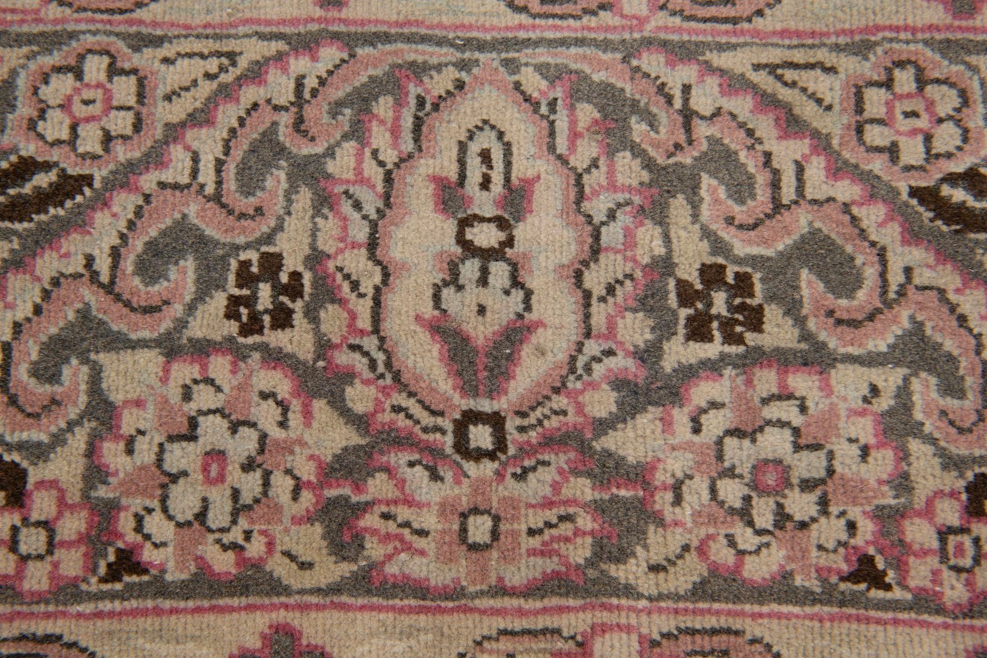 8' 2 x 12' 5 Hand Knotted Ultra Vintage Persian Wool Rug