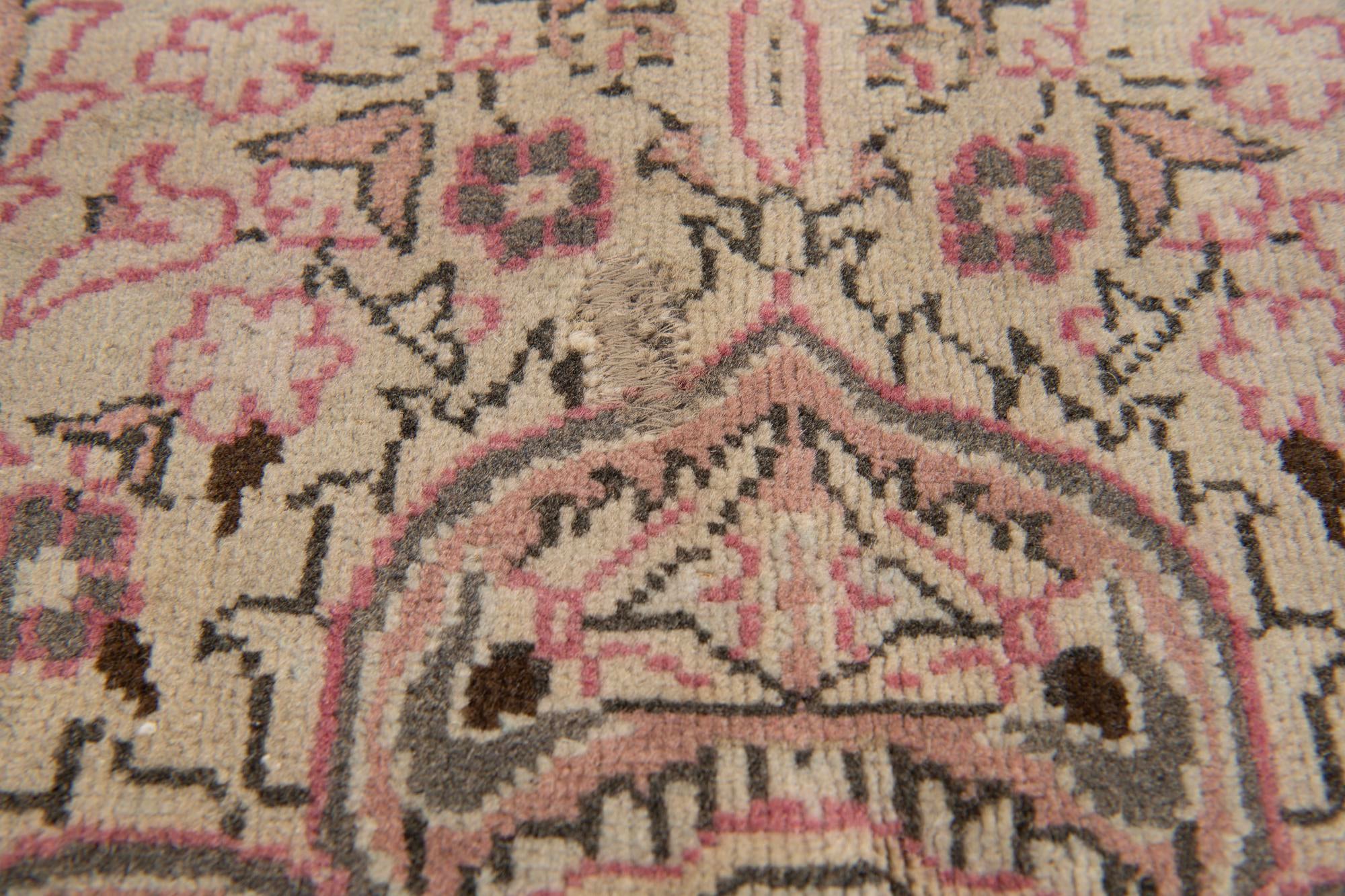8' 2 x 12' 5 Hand Knotted Ultra Vintage Persian Wool Rug