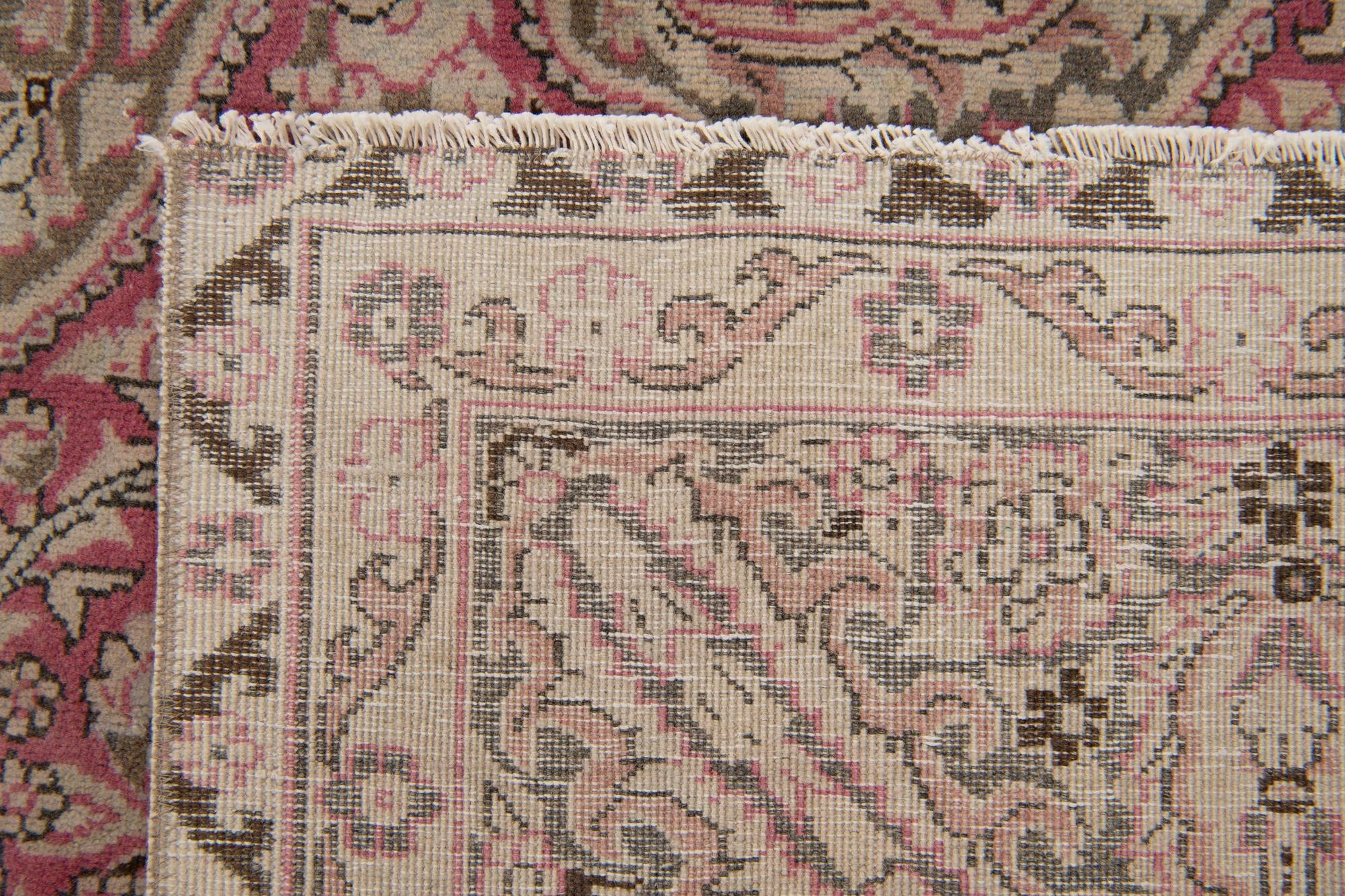 8' 2 x 12' 5 Hand Knotted Ultra Vintage Persian Wool Rug