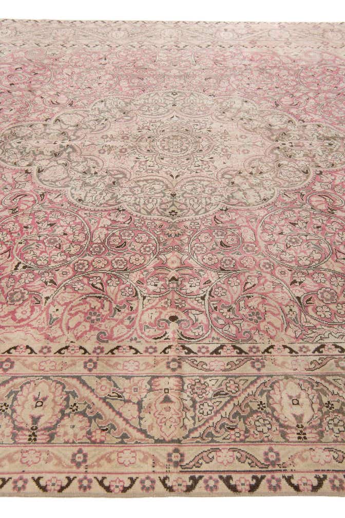 8' 2 x 12' 5 Hand Knotted Ultra Vintage Persian Wool Rug