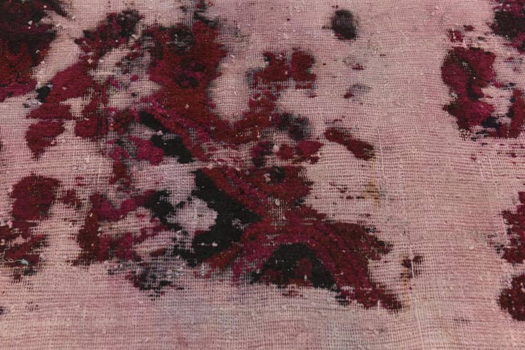 Detail image of 5' 2 x 9' 2 Hand Knotted Ultra Vintage Persian Wool Rug