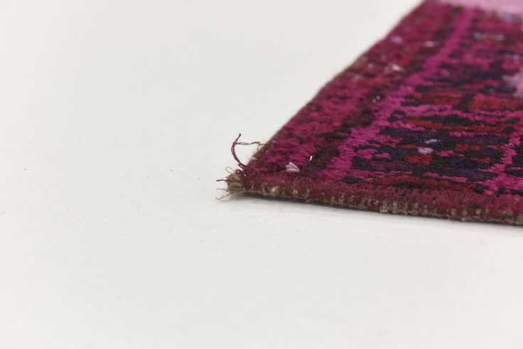 Detail image of 5' 2 x 9' 2 Hand Knotted Ultra Vintage Persian Wool Rug