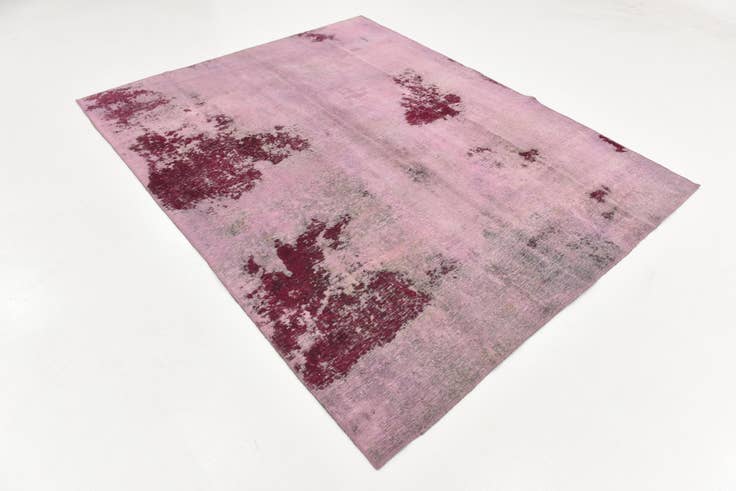 Detail image of 6' 8 x 8' 3 Hand Knotted Ultra Vintage Persian Wool Rug