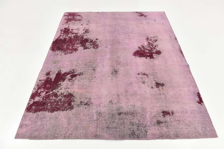 6' 8 x 8' 3 Hand Knotted Ultra Vintage Persian Wool Rug