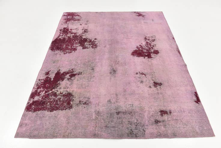 Detail image of 6' 8 x 8' 3 Hand Knotted Ultra Vintage Persian Wool Rug