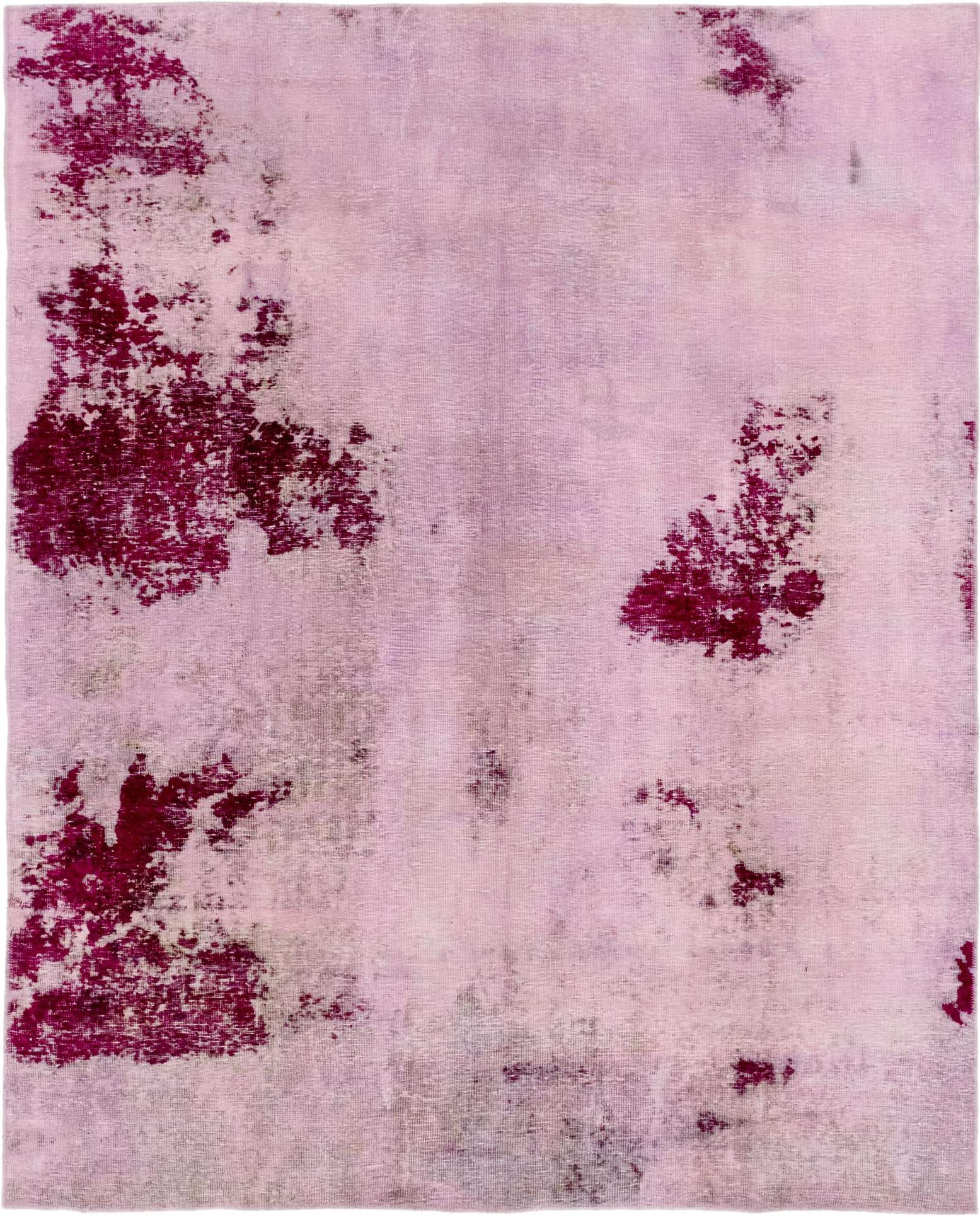 6' 8 x 8' 3 Hand Knotted Ultra Vintage Persian Wool Rug