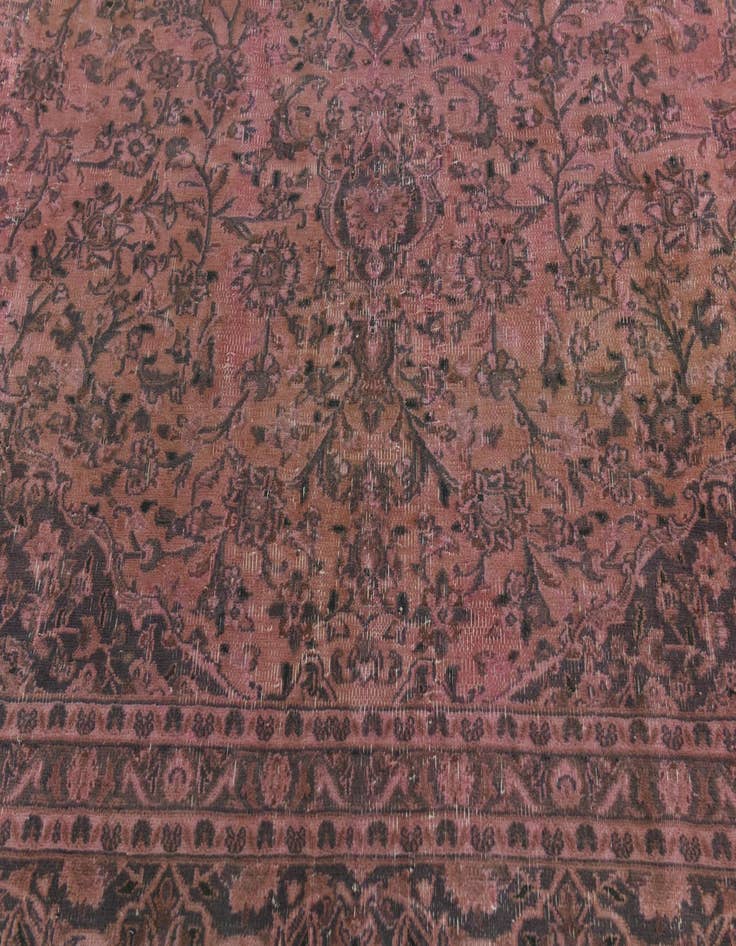 Detail image of 9' 3 x 11' 10 Hand Knotted Ultra Vintage Persian Wool Rug