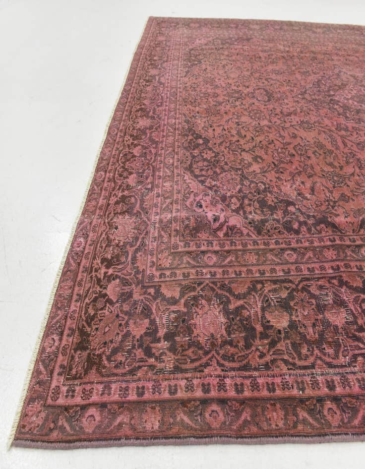 Detail image of 9' 3 x 11' 10 Hand Knotted Ultra Vintage Persian Wool Rug