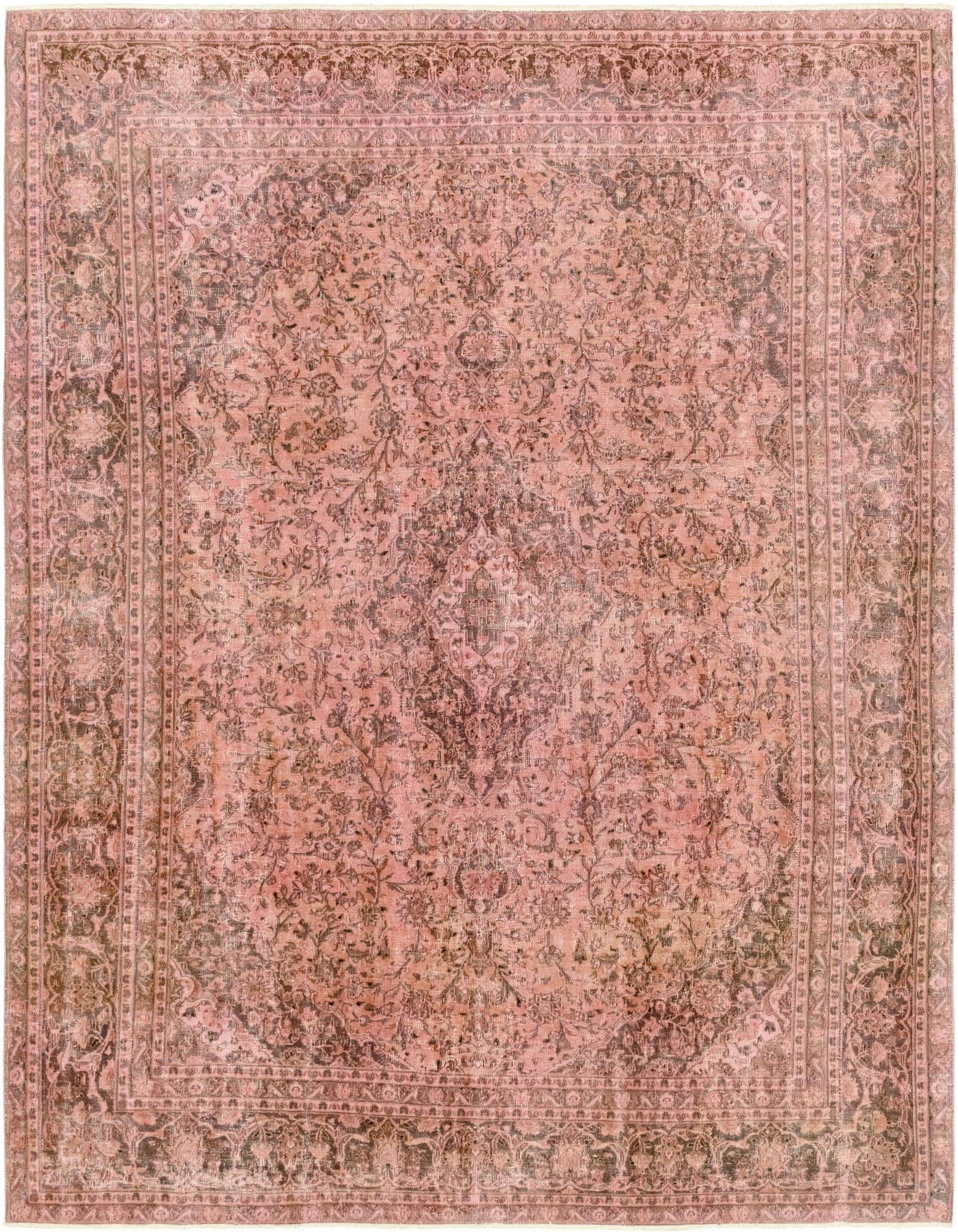 Primary image  9' 3 x 11' 10  Hand Knotted Ultra Vintage Persian Wool Rug