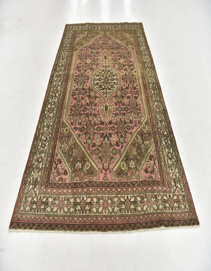 Detail image of 6' 2 x 9' 8 Hand Knotted Ultra Vintage Persian Wool Rug