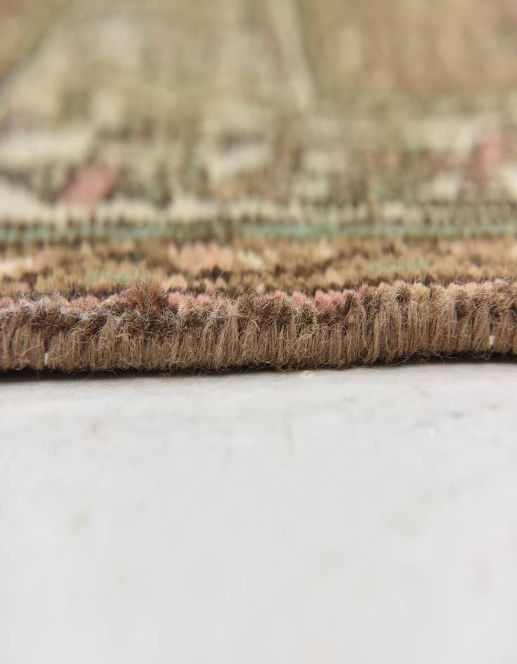 Detail image of 6' 2 x 9' 8 Hand Knotted Ultra Vintage Persian Wool Rug