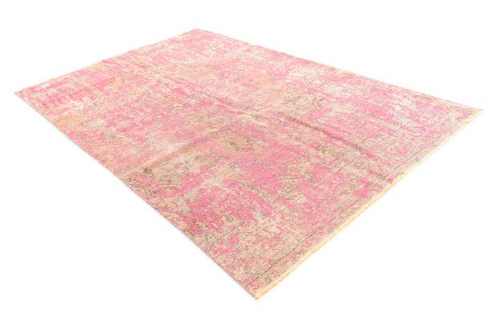 5' 9 x 9' Hand Knotted Ultra Vintage Persian Wool Rug