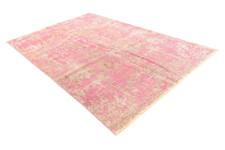 Detail image of 5' 9 x 9' Hand Knotted Ultra Vintage Persian Wool Rug