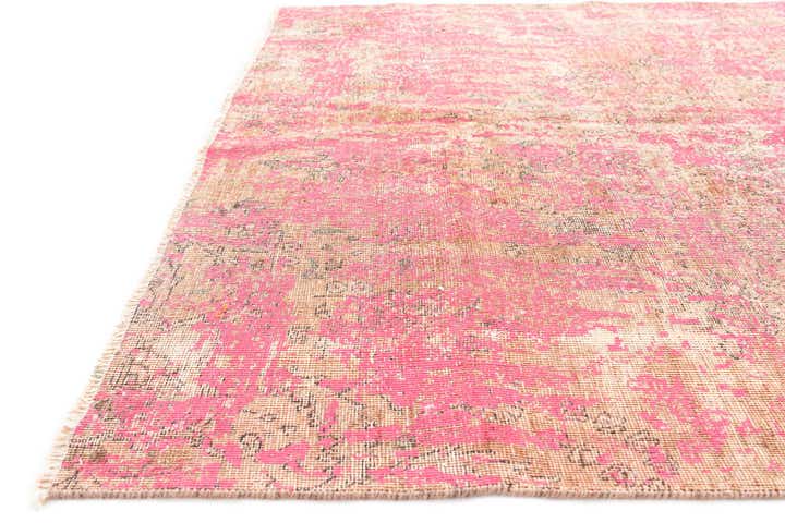 5' 9 x 9' Hand Knotted Ultra Vintage Persian Wool Rug