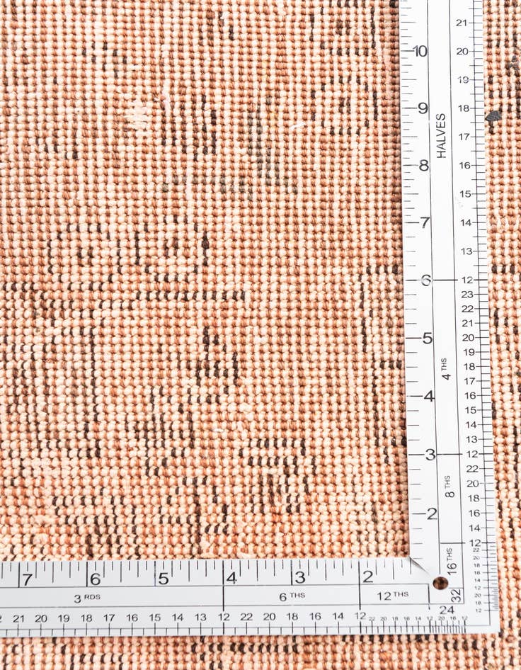 Detail image of 5' 9 x 9'  Hand Knotted Ultra Vintage Persian Wool Rug