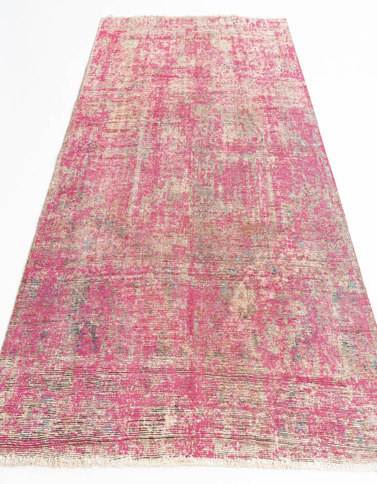 Detail image of 6' 4 x 9' 1  Hand Knotted Ultra Vintage Persian Wool Rug