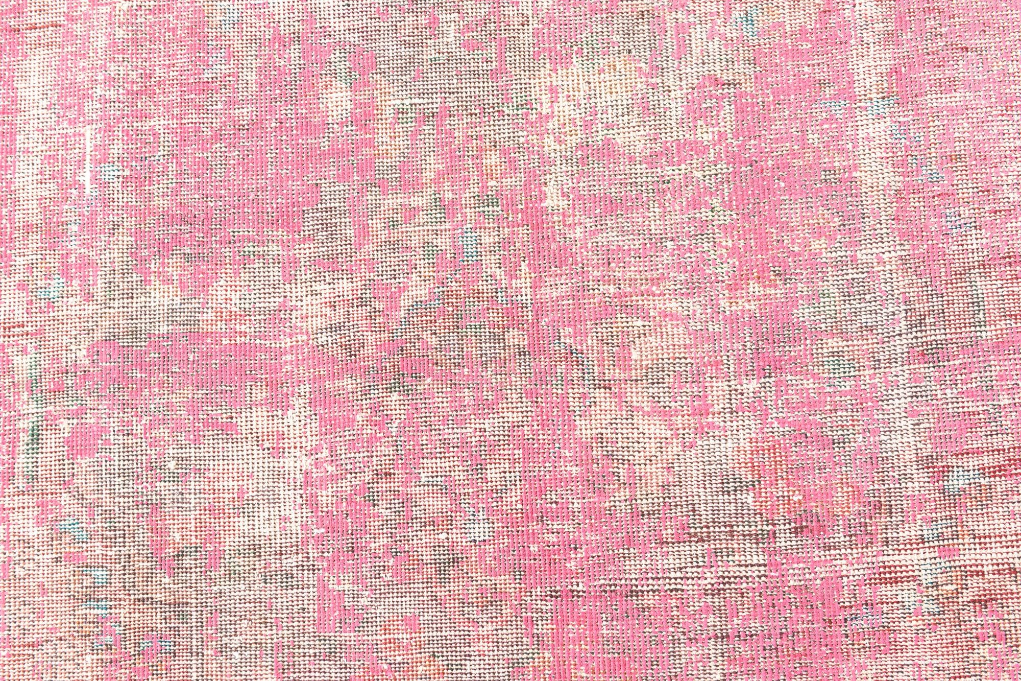 6' 4 x 9' 1 Hand Knotted Ultra Vintage Persian Wool Rug